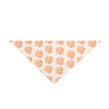 Seashell Pet Bandana — Coastal Dog & Cat Bandana in Soft Peach Shell Print | Tropical