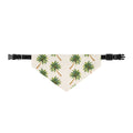 Palm Tree Clip-On Pet Bandana — Tropical