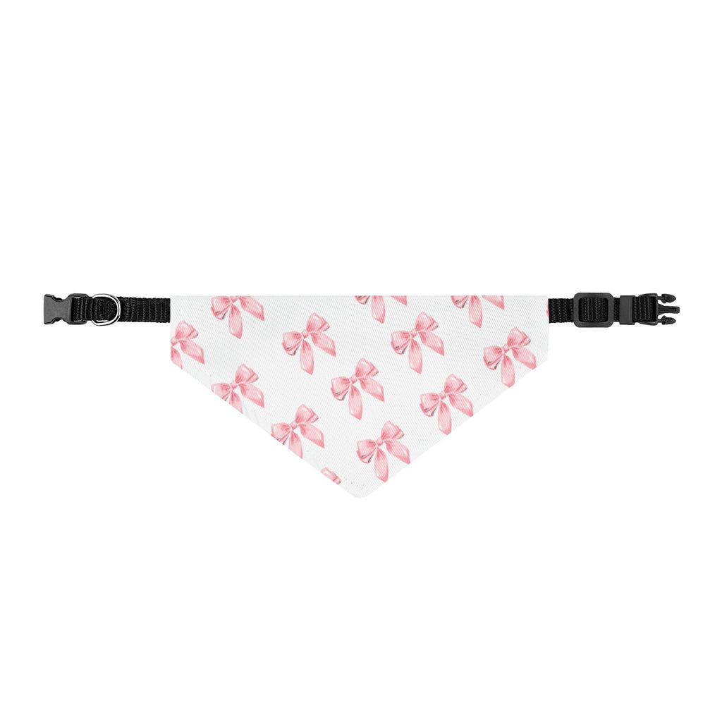 Pink Bow Pet Bandana | Bella's Paws