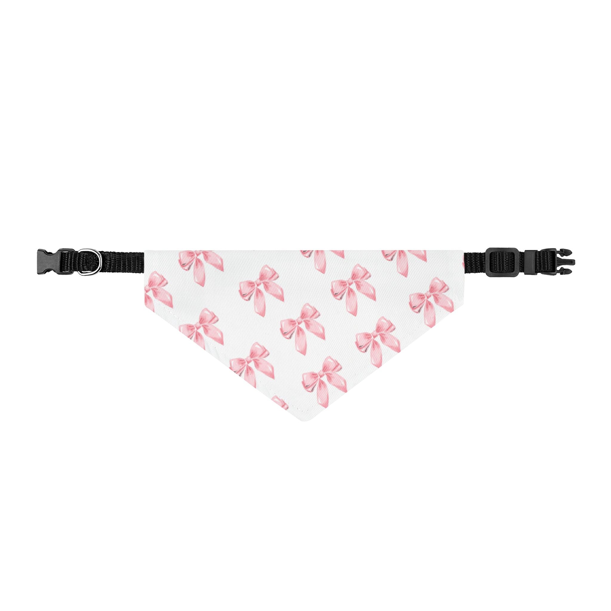 Pink Bow Pet Bandana | Bella's Paws