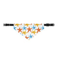Pet Bandana — Colorful Watercolor Starfish Clip-On Collar Accessory | Tropical