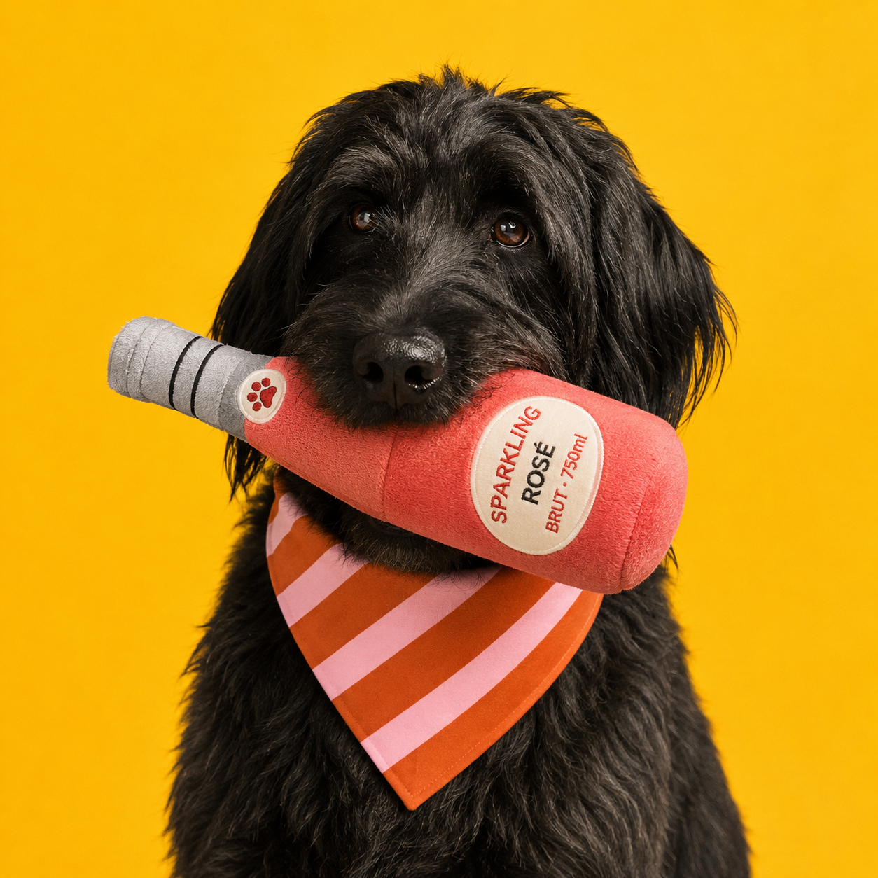 Beverage Bottle Plush Dog Toys